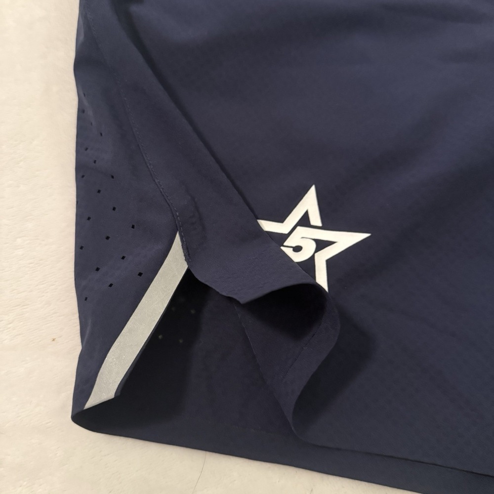 Legends Shorts Mens XXL Navy Blue Luka 9"Lined Gym Running Stretch Workout‎ NWT - Picture 3 of 11